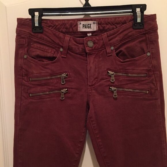 PAIGE Jeans with Front Zipper Pockets - Picture 3 of 7